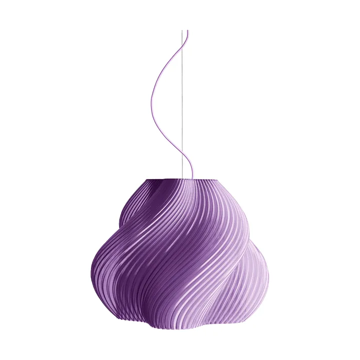 Soft Serve Pendelleuchte - Lavender sorbet-messing, Mega, 60 cm - Crème Atelier
