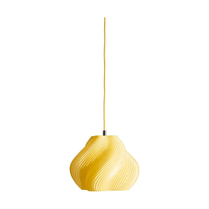 Soft Serve Pendelleuchte - Limoncello sorbet-chrome, 01, 20 cm - Crème Atelier