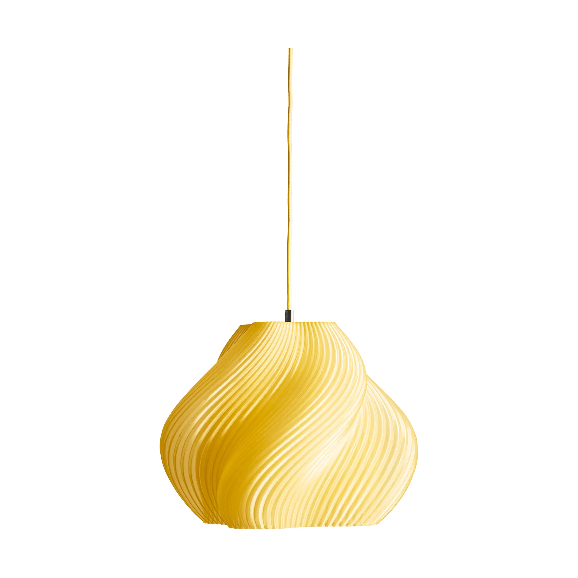 Soft Serve Pendelleuchte, Limoncello sorbet-chrome, 03, 30 cm Crème Atelier