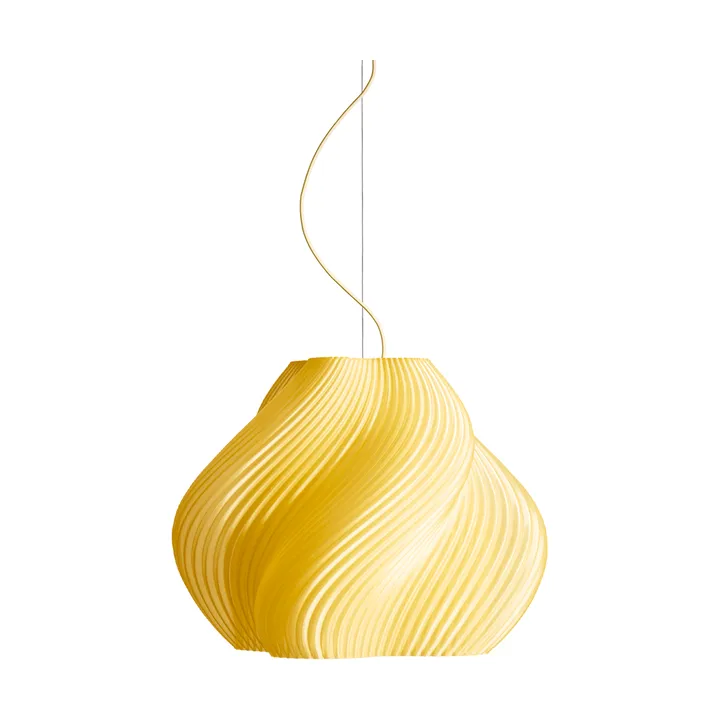Soft Serve Pendelleuchte - Limonello sorbet-brass, Mega, 60 cm - Crème Atelier