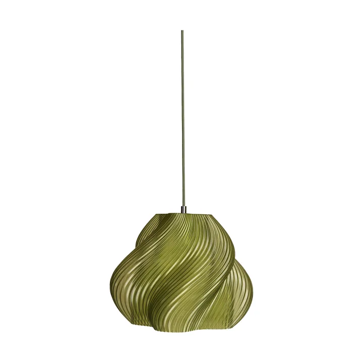 Soft Serve Pendelleuchte - Olive-chrome, 02, 25 cm - Crème Atelier