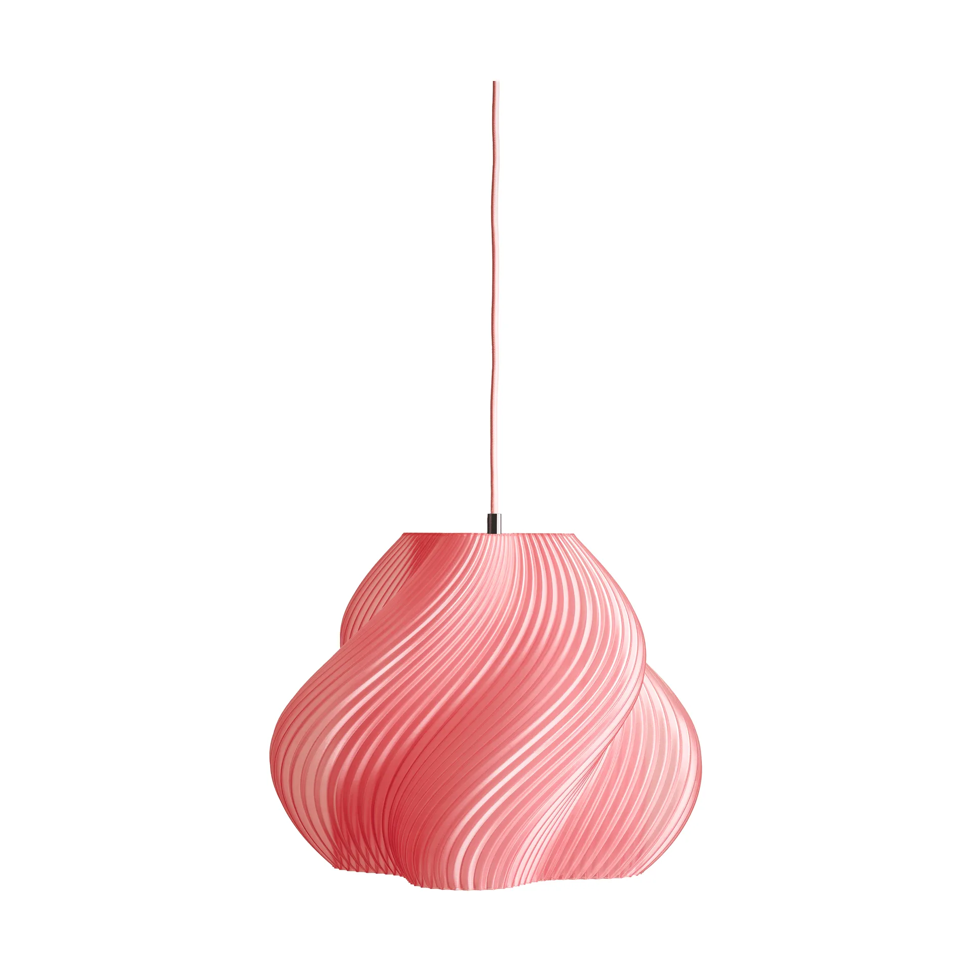 Soft Serve Pendelleuchte, Peach sorbet-brass, 03, 30 cm Crème Atelier