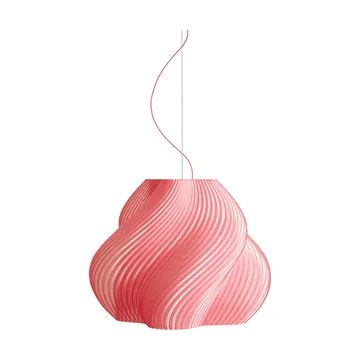 Soft Serve Pendelleuchte - Peach sorbet-brass, Mega, 60 cm - Crème Atelier