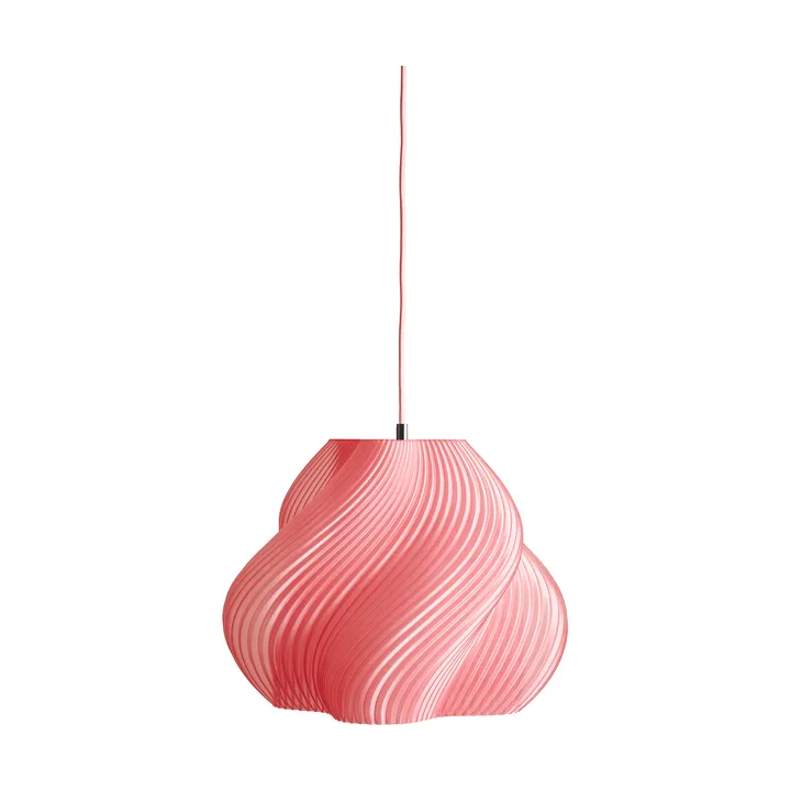 Soft Serve Pendelleuchte - Peach sorbet-chrome, 03, 30 cm - Crème Atelier
