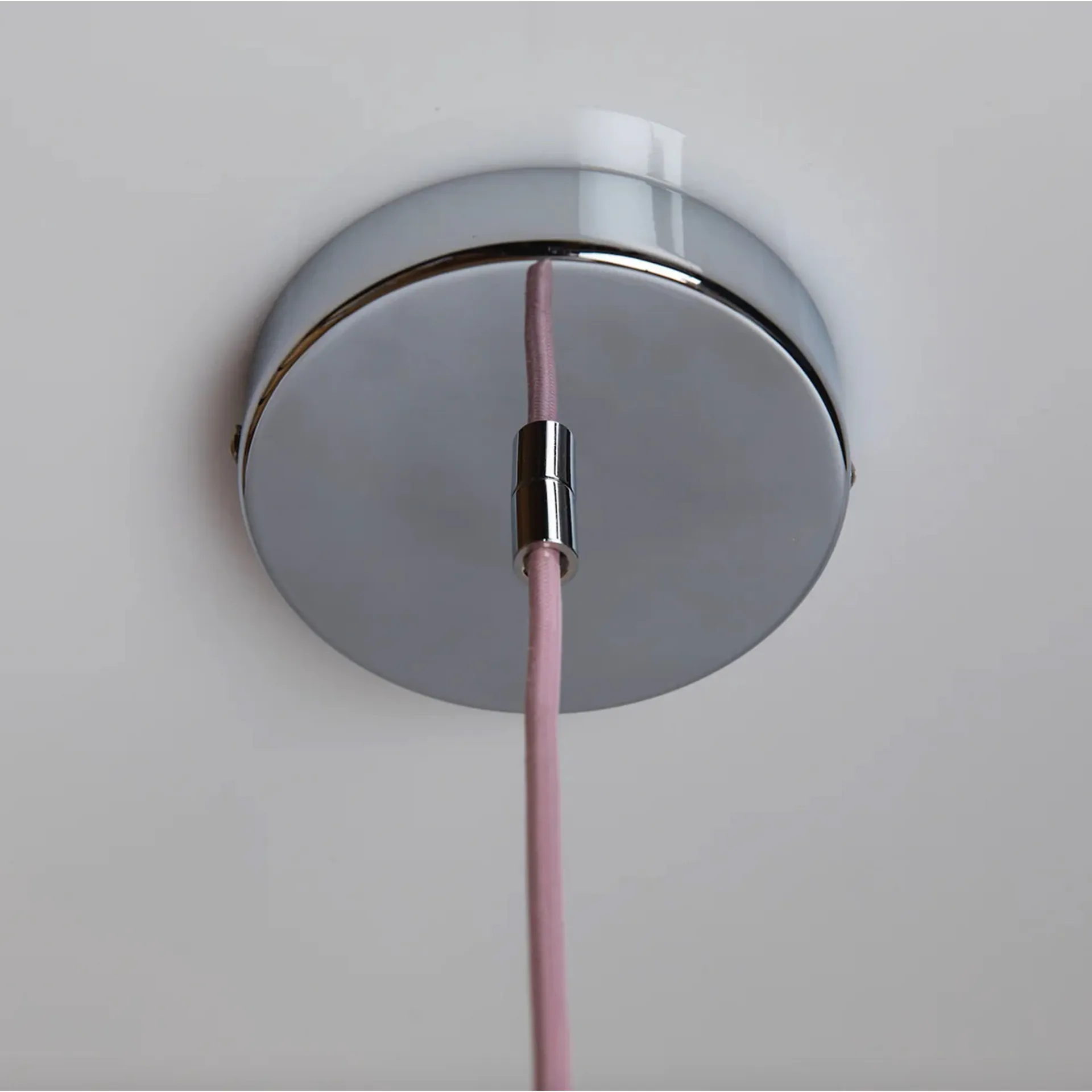 Soft Serve Pendelleuchte, Rose sorbet-chrome, 01, 20 cm Crème Atelier