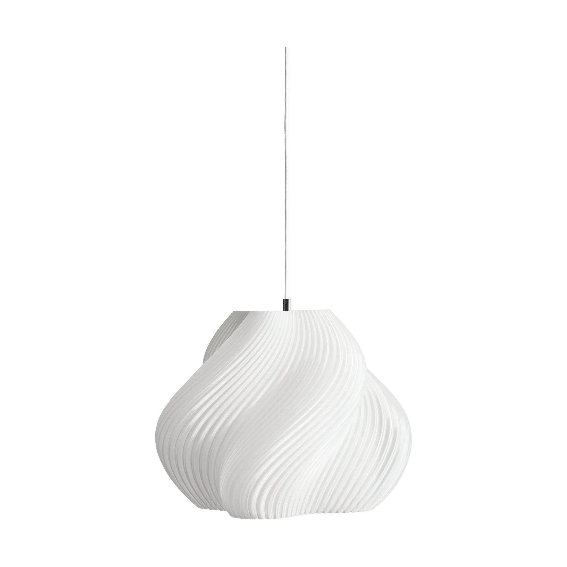 Soft Serve Pendelleuchte, White-brass, 03, 30 cm Crème Atelier