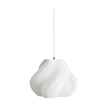 Soft Serve Pendelleuchte - White-chrome, 03, 30 cm - Crème Atelier
