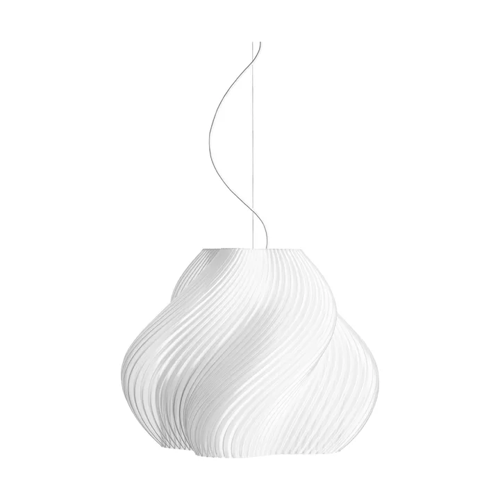 Soft Serve Pendelleuchte - White-chrome, Mega, 60 cm - Crème Atelier