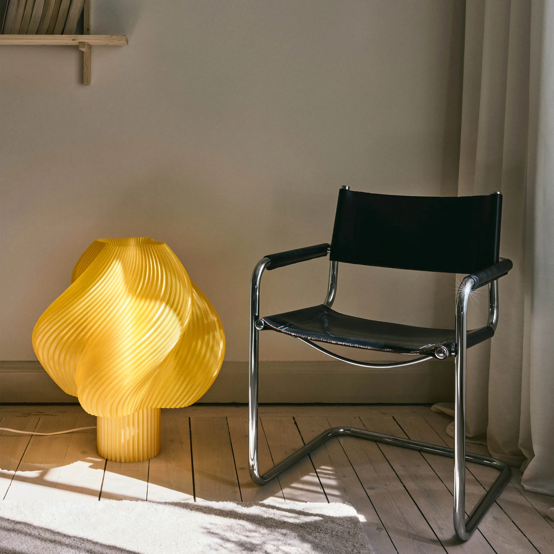 Soft Serve Stehleuchte, Limoncello Sorbet, Mega, 63 cm Crème Atelier