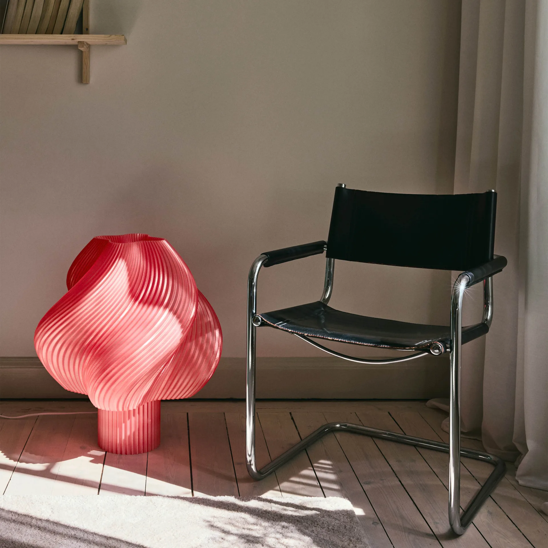 Soft Serve Stehleuchte, Peach Sorbet, Mega, 63 cm Crème Atelier