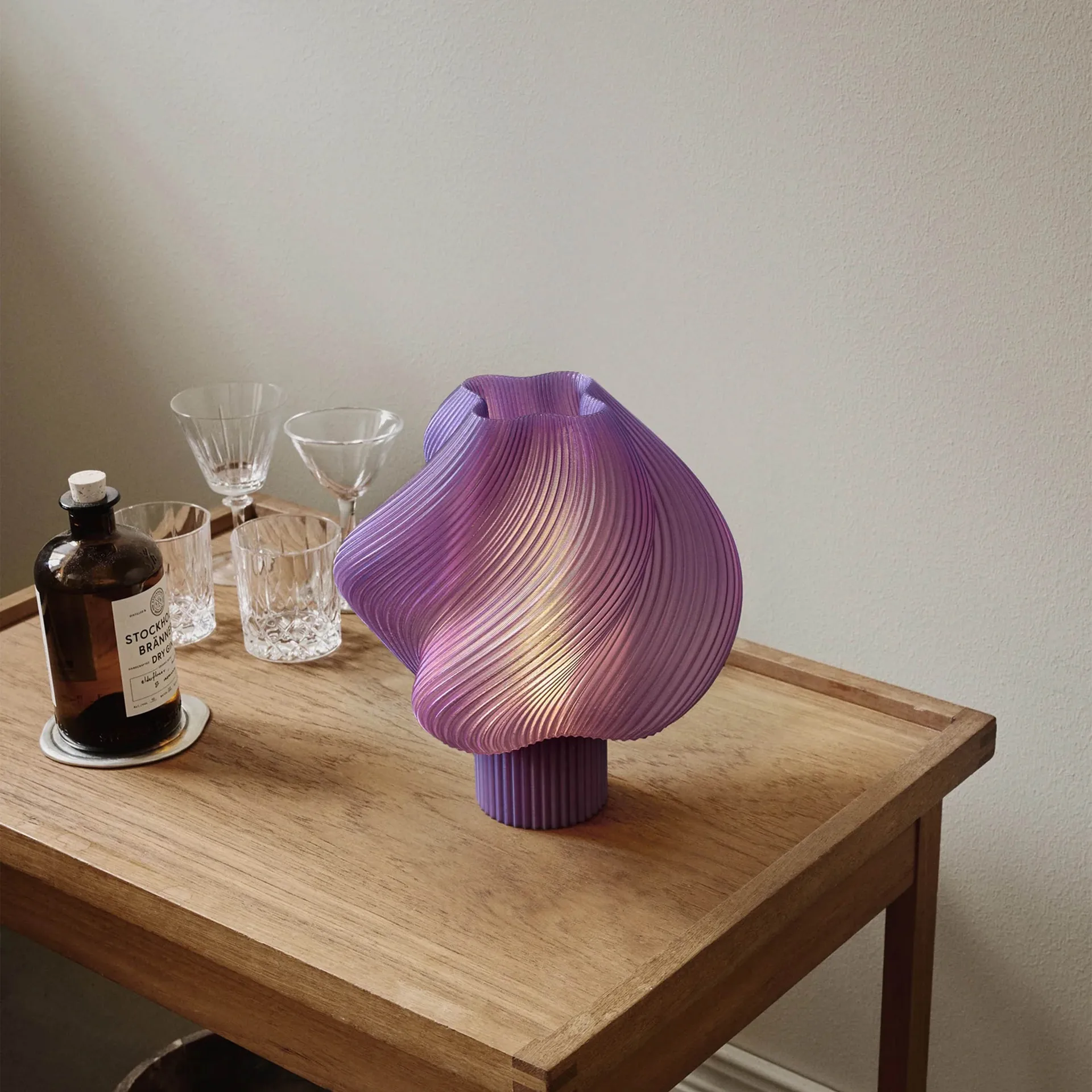 Soft Serve Tischleuchte, Lavender sorbet, Regular, 26 cm Crème Atelier