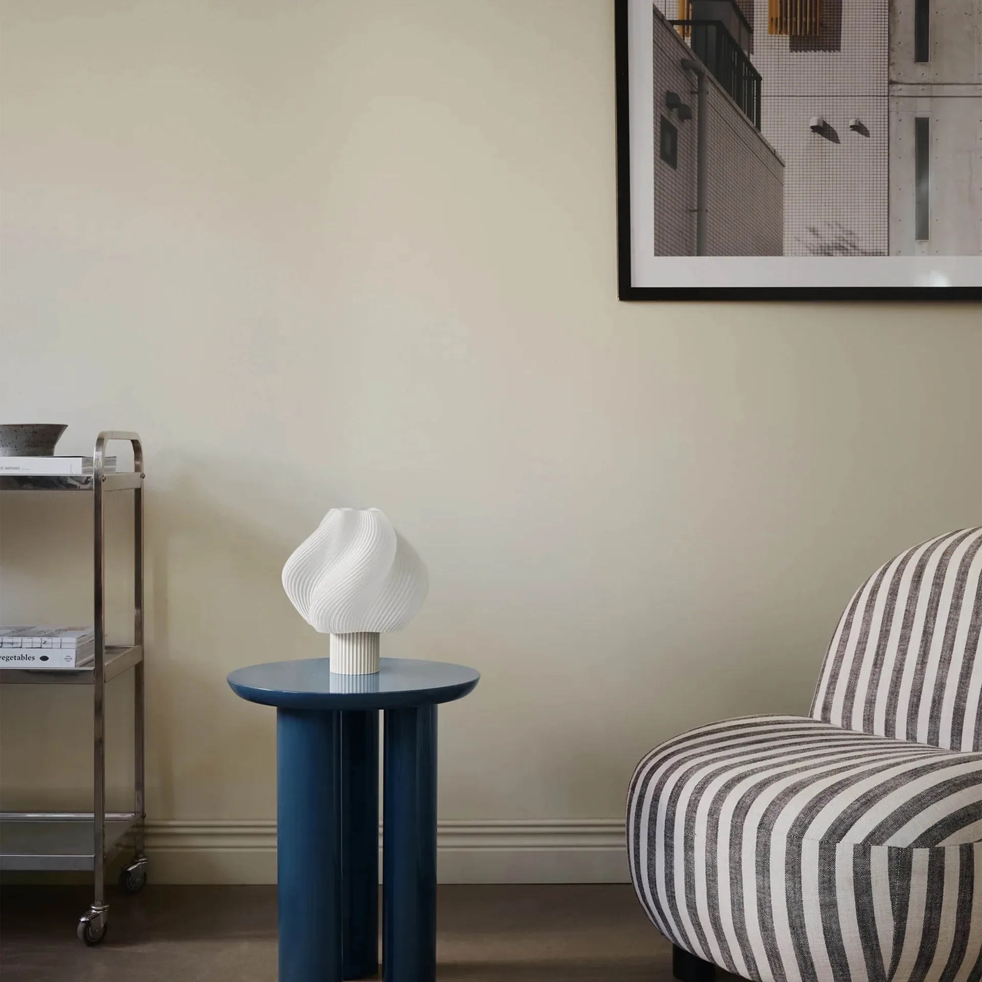 Soft Serve Tischleuchte, Vanilla bean, Regular, 26 cm Crème Atelier