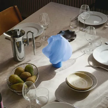 Soft Serve tragbare Tischleuchte - Blueberry sorbet, 23 cm - Crème Atelier