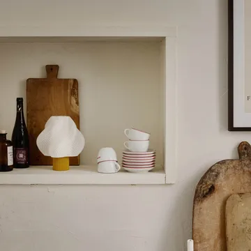 Soft Serve tragbare Tischleuchte - Cloudberry, 23 cm - Crème Atelier