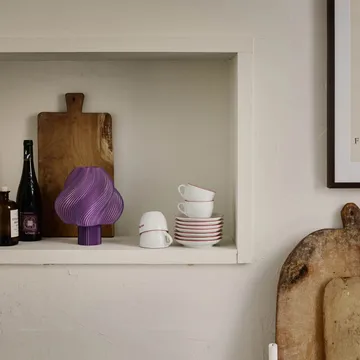 Soft Serve tragbare Tischleuchte - Lavender sorbet, 23 cm - Crème Atelier