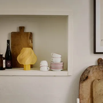 Soft Serve tragbare Tischleuchte - Limoncello Sorbet, 23 cm - Crème Atelier