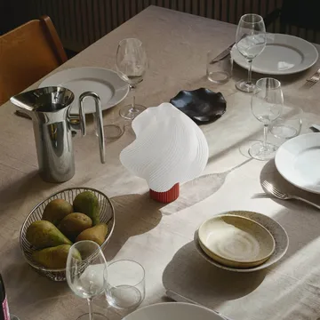 Soft Serve tragbare Tischleuchte - Rhubarb, 23 cm - Crème Atelier