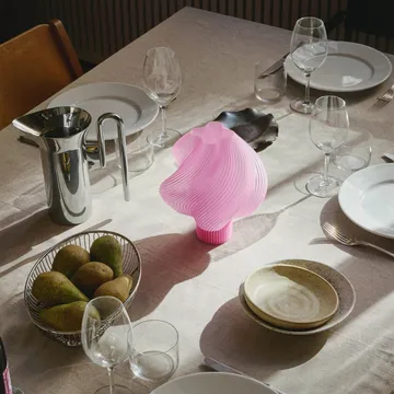 Soft Serve tragbare Tischleuchte - Rose sorbet, 23 cm - Crème Atelier