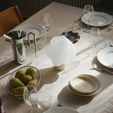 Soft Serve tragbare Tischleuchte - Vanilla bean, 23 cm - Crème Atelier