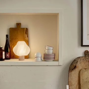 Soft Serve tragbare Tischleuchte - Walderdbeere, 23 cm - Crème Atelier