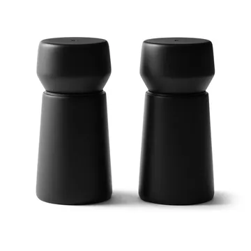 Amsterdam Salz- und Pfeffermühlenset - Black, FSC-Buche, 2-teilig - Crushgrind