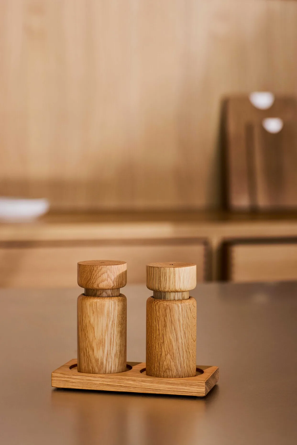 Helsinki Salz- und Pfeffermühlenset, Oak, Mini, 2-teilig Crushgrind