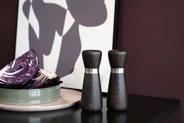 Kyoto Gewürzmühle - Brown glaze, FSC ash, 17 cm - Crushgrind