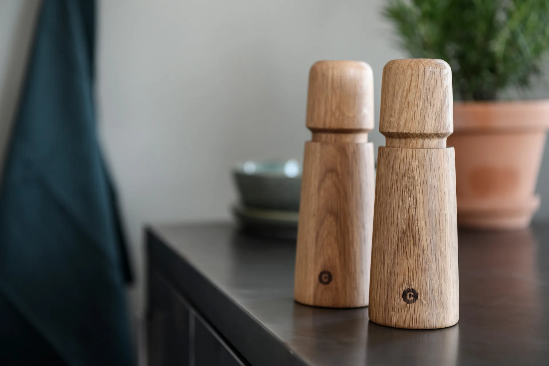 Stockholm Gewürzmühle, Natural, FSC oak, 17 cm Crushgrind