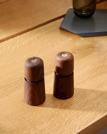 Stockholm Gewürzmühle - Natural, FSC walnut, 11cm - Crushgrind