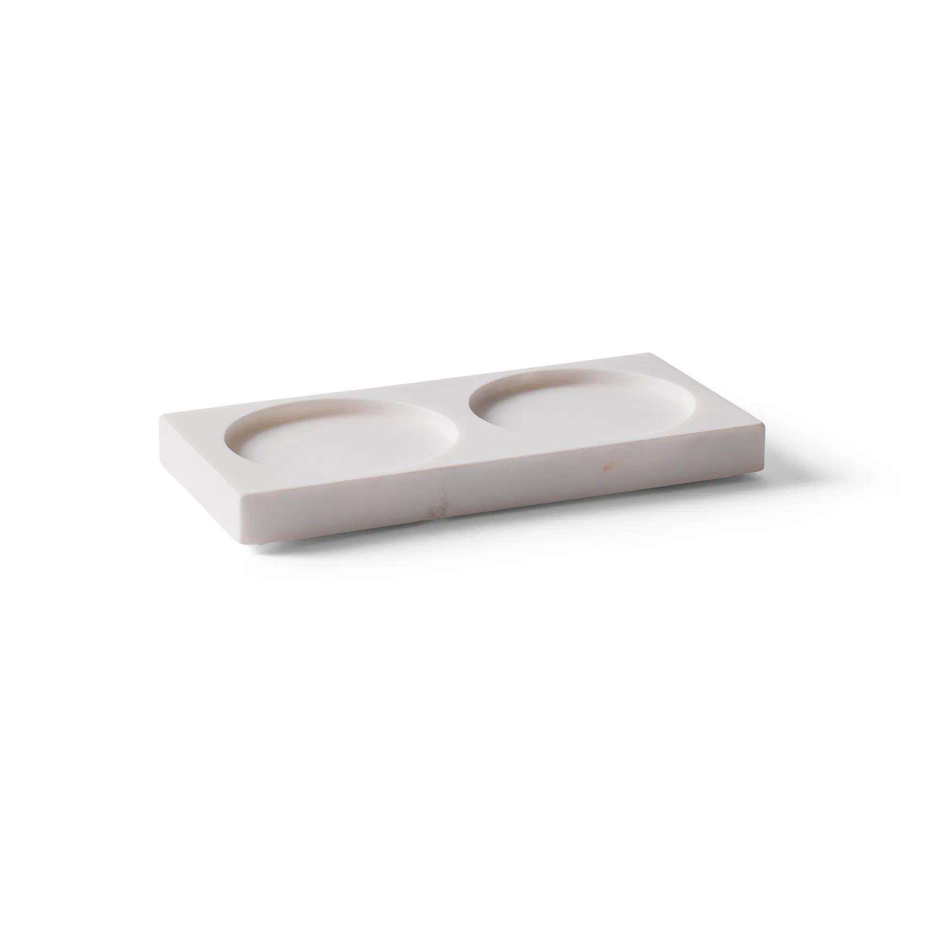 Tabletopper Gewürzmühlenständer, White marble Crushgrind