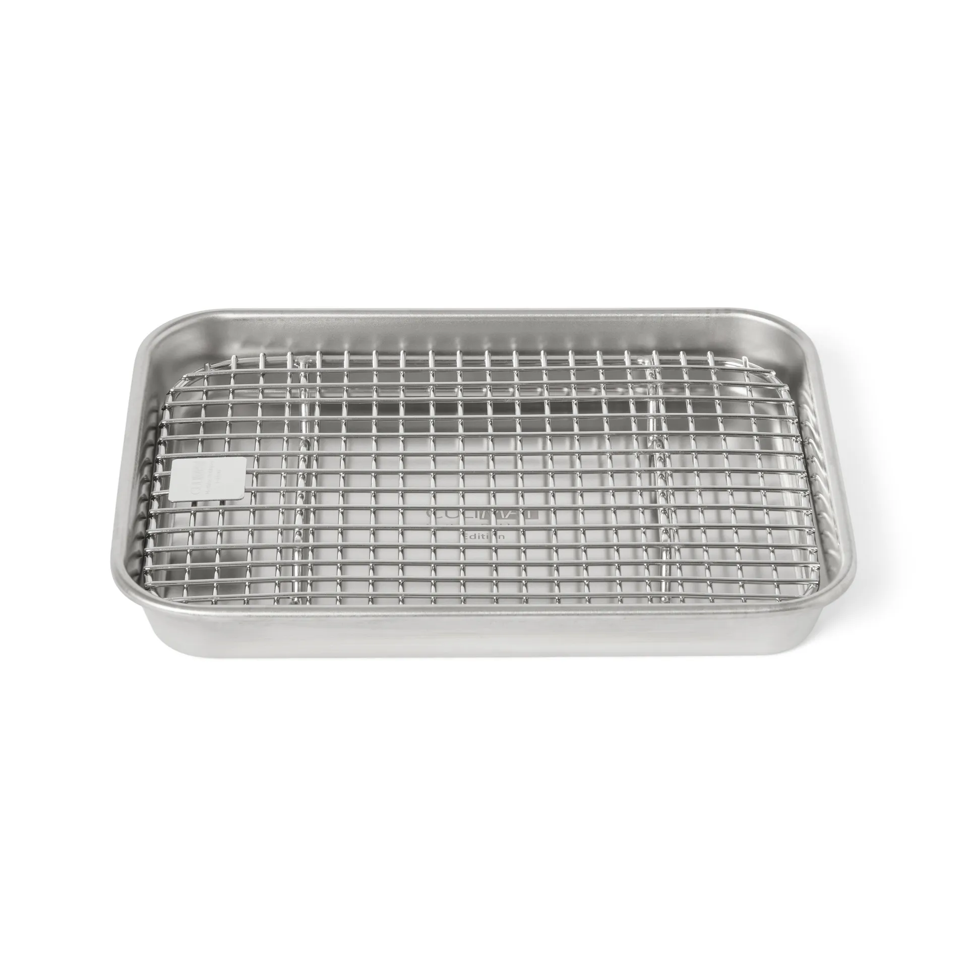 Culimat Gastronormbehälter mit Abkühlgitter, Edelstahl, 18x14x2,5 cm Culimat