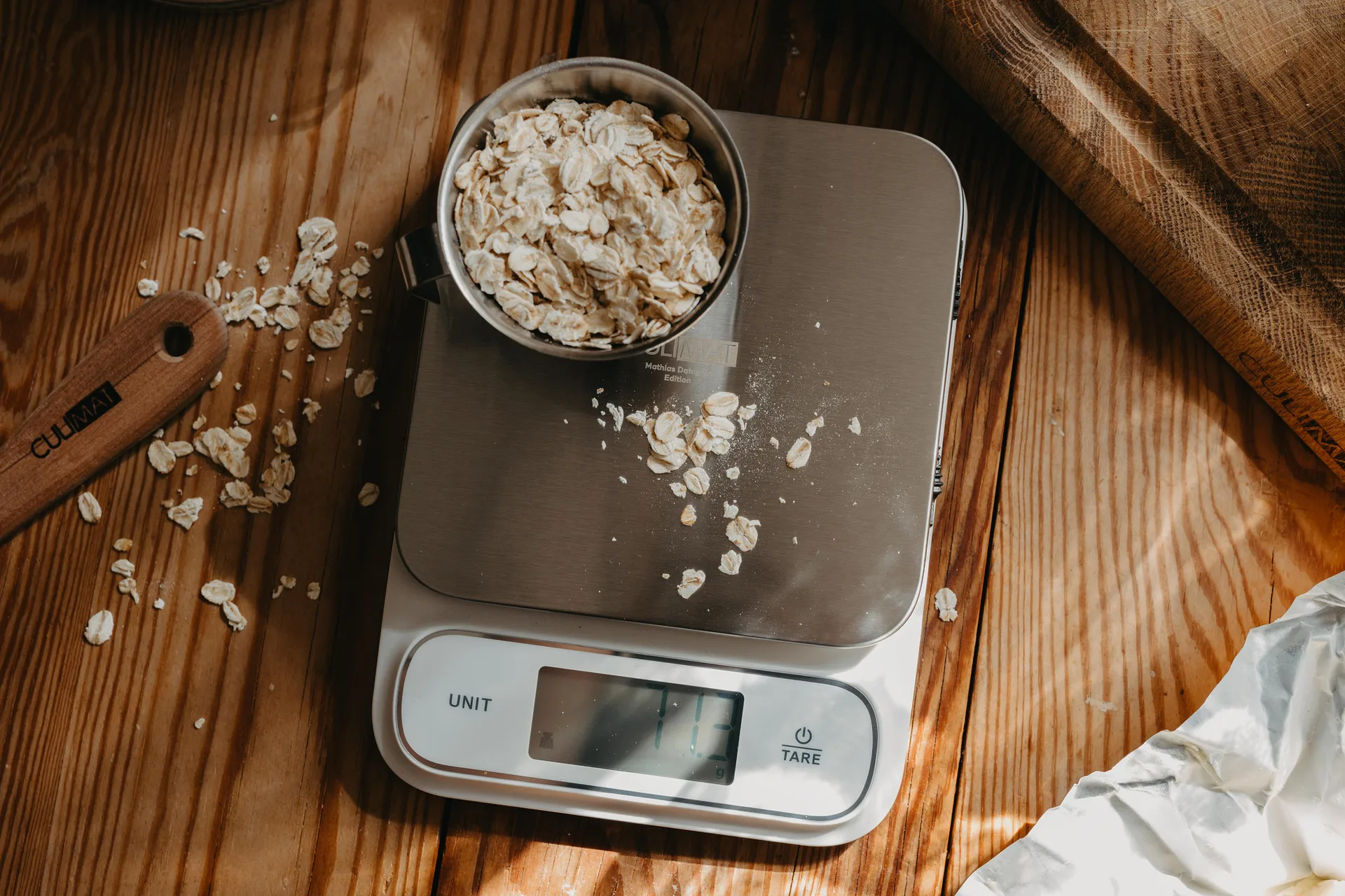 digitale Küchenwaage, wasserdicht, Weiß-silber Culimat