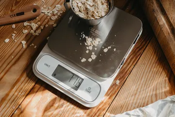 digitale Küchenwaage, wasserdicht - Weiß-silber - Culimat