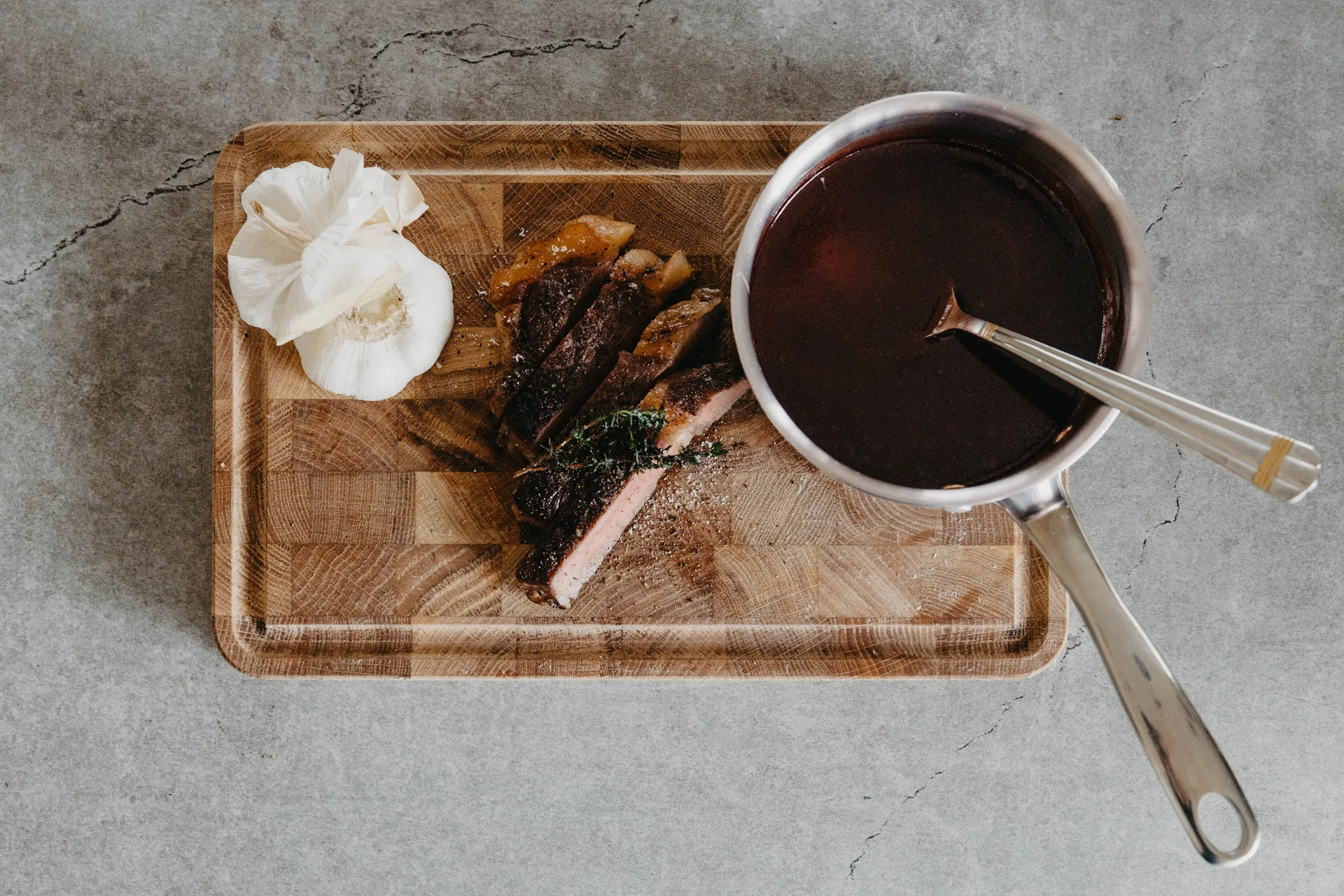 Schneidebrett Eiche Stabverleimt mit Rinne, 30×20 cm Culimat