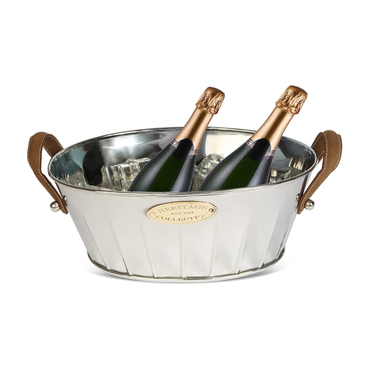 Heritage Champagnerkühler mit Leder Henkel - 30cm - Culinary Concepts