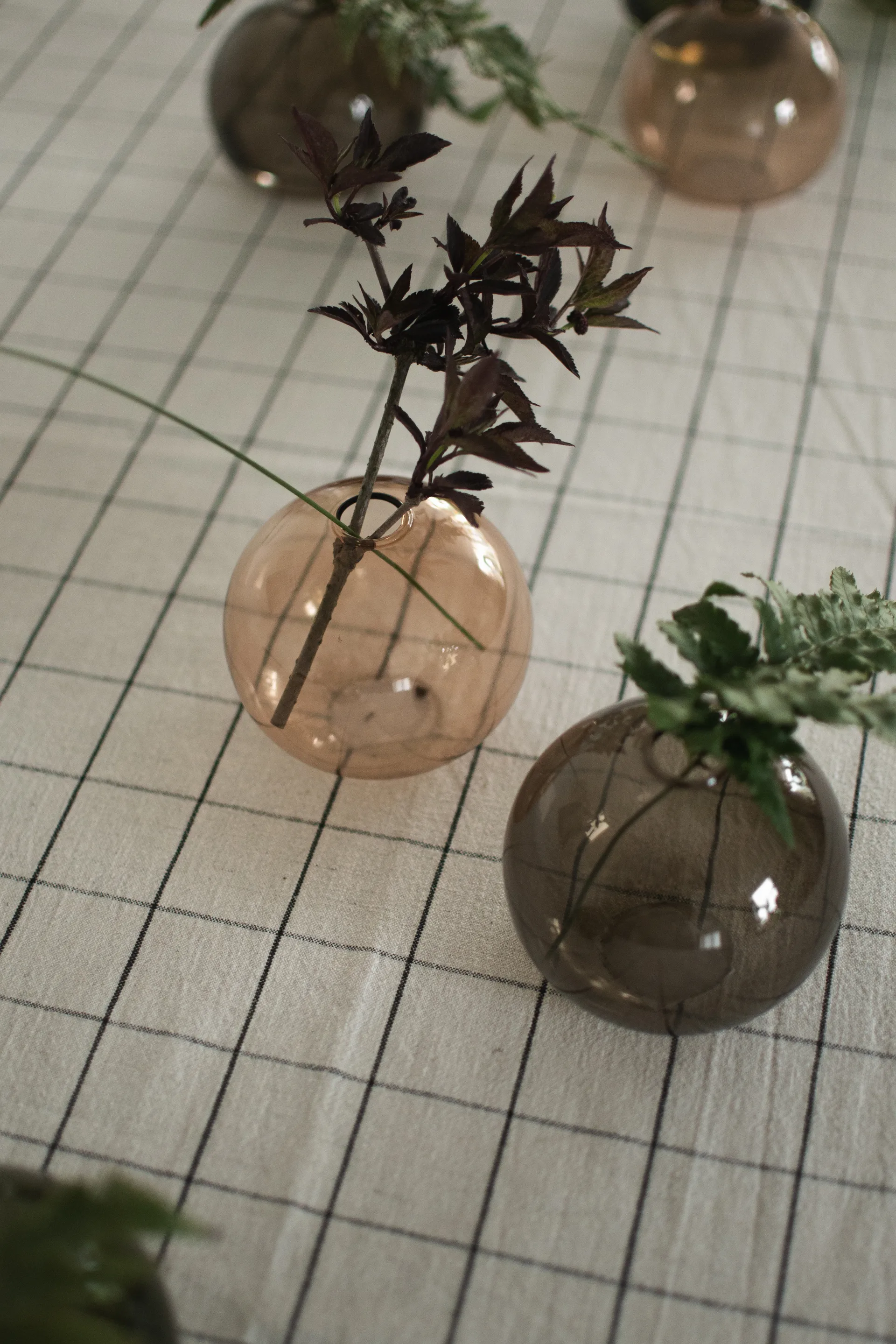 Ball Vase Ø10 cm, Beige DBKD