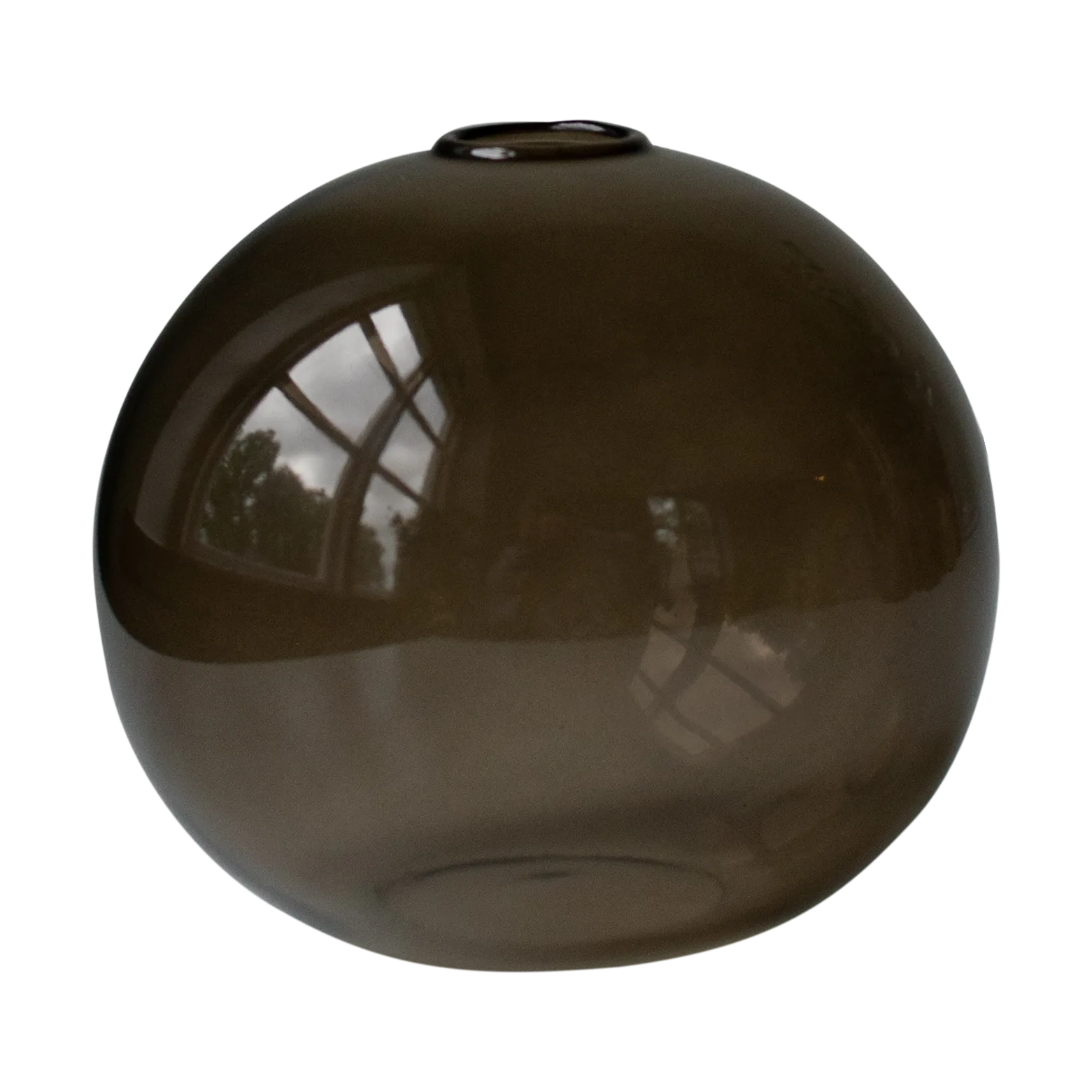 Ball Vase Ø10 cm, Brown DBKD