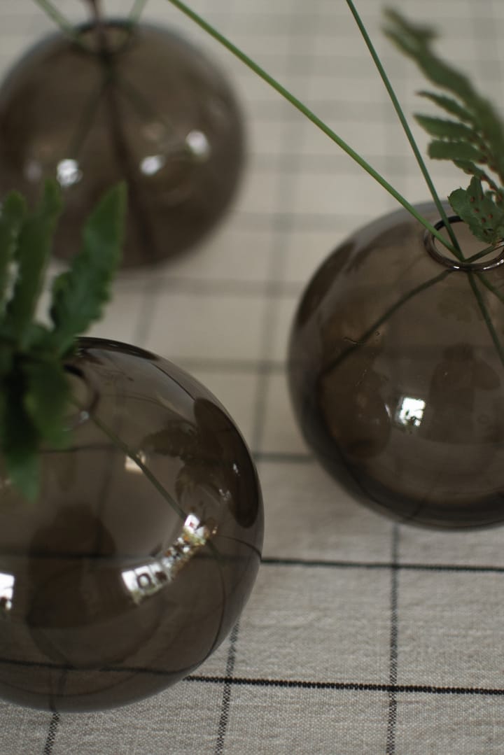 Ball Vase Ø10 cm, Brown DBKD