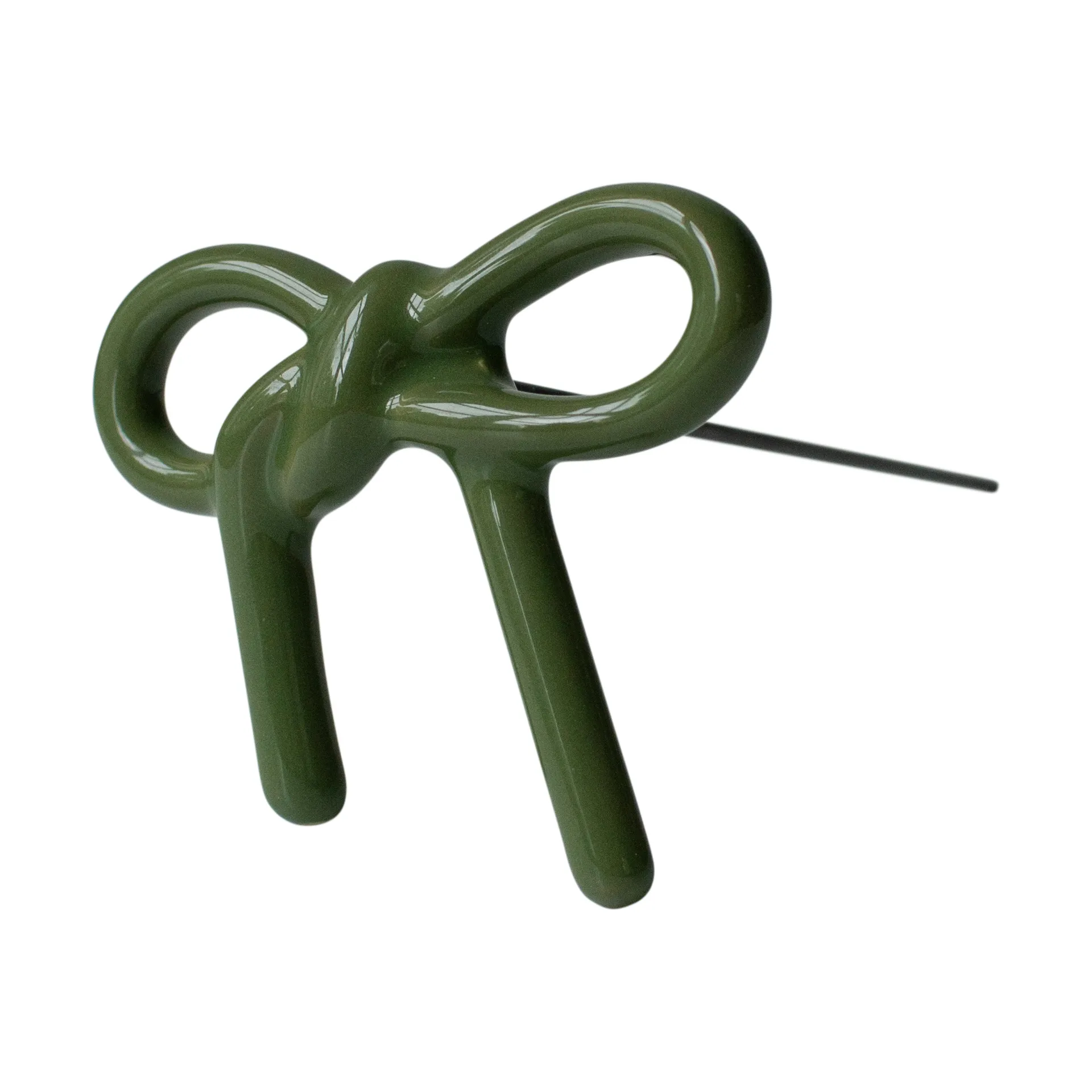 Bow Blumendekoration, Shiny green DBKD