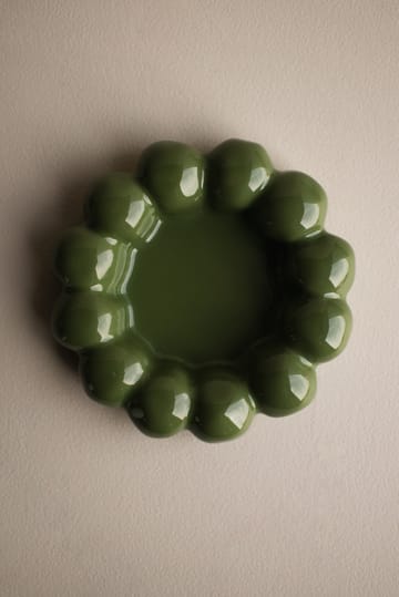 Bright Kerzenteller Ø17 cm - Shiny green - DBKD