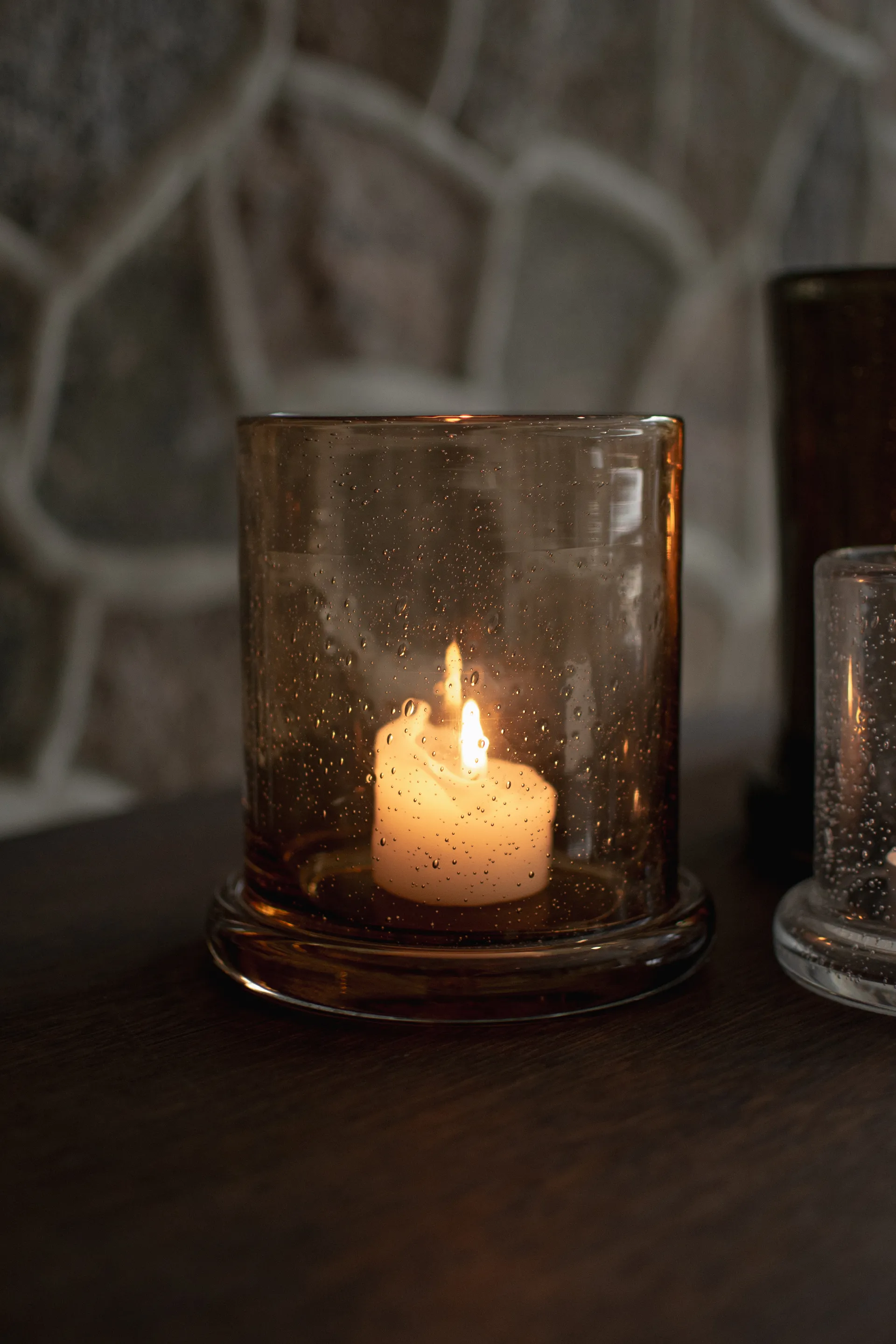 Bright Windlicht Ø14 cm, Rust DBKD