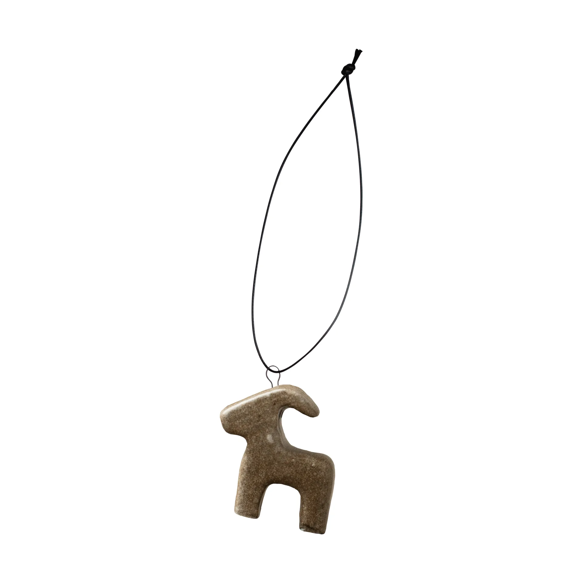 Bruse Dekorationsanhänger, Beige, 4x3,5 cm DBKD