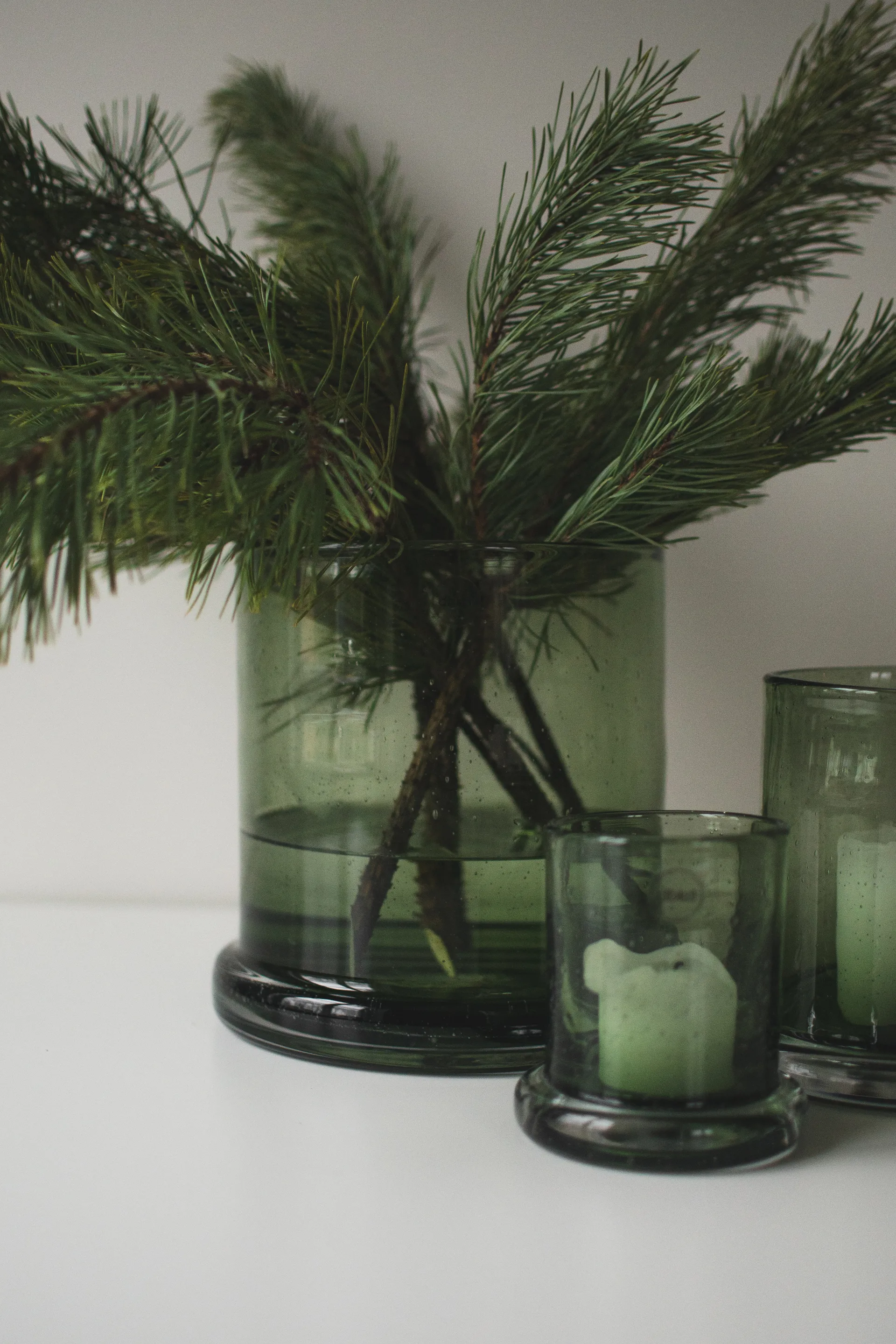 Bubble Windlicht Ø20 cm, Green DBKD