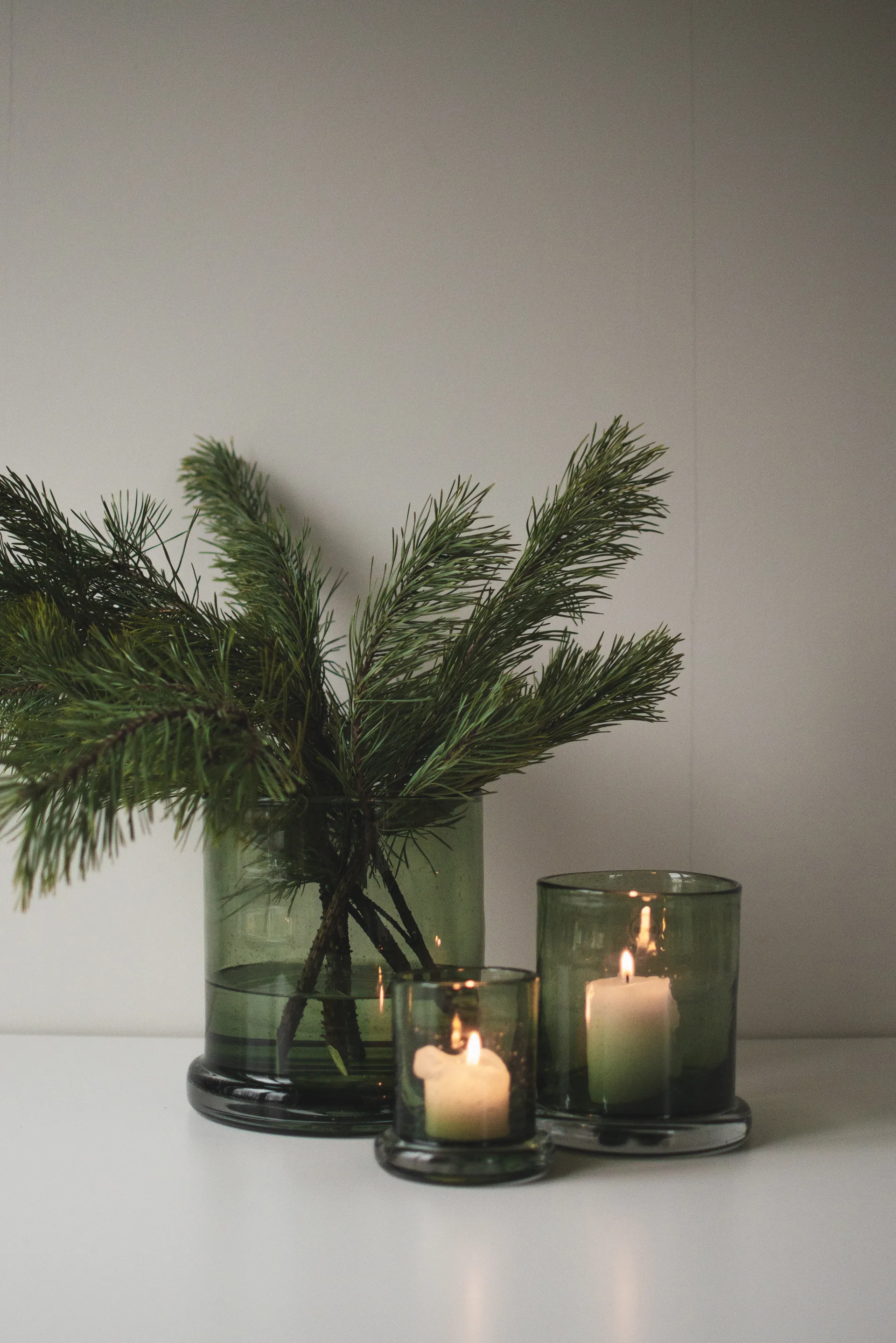 Bubble Windlicht Ø20 cm, Green DBKD