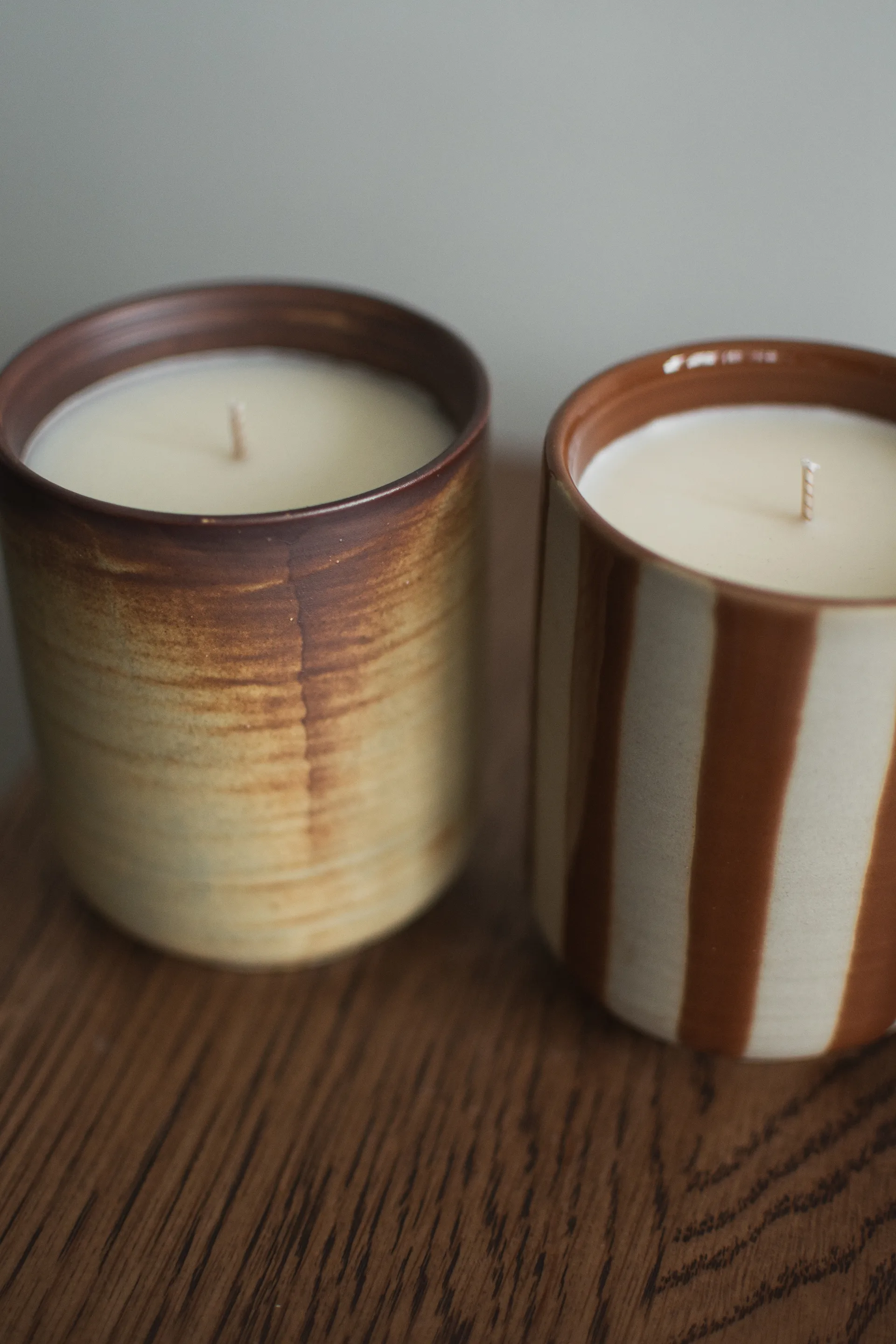 Burn Duftkerze 60 h, Creme-brown DBKD