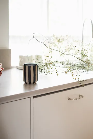 Burn Duftkerze 60 h - Stripe black - DBKD