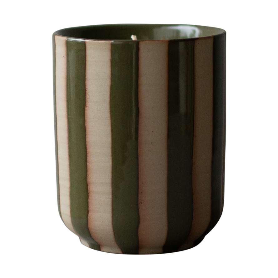 DBKD Burn Duftkerze 60 h Stripe green