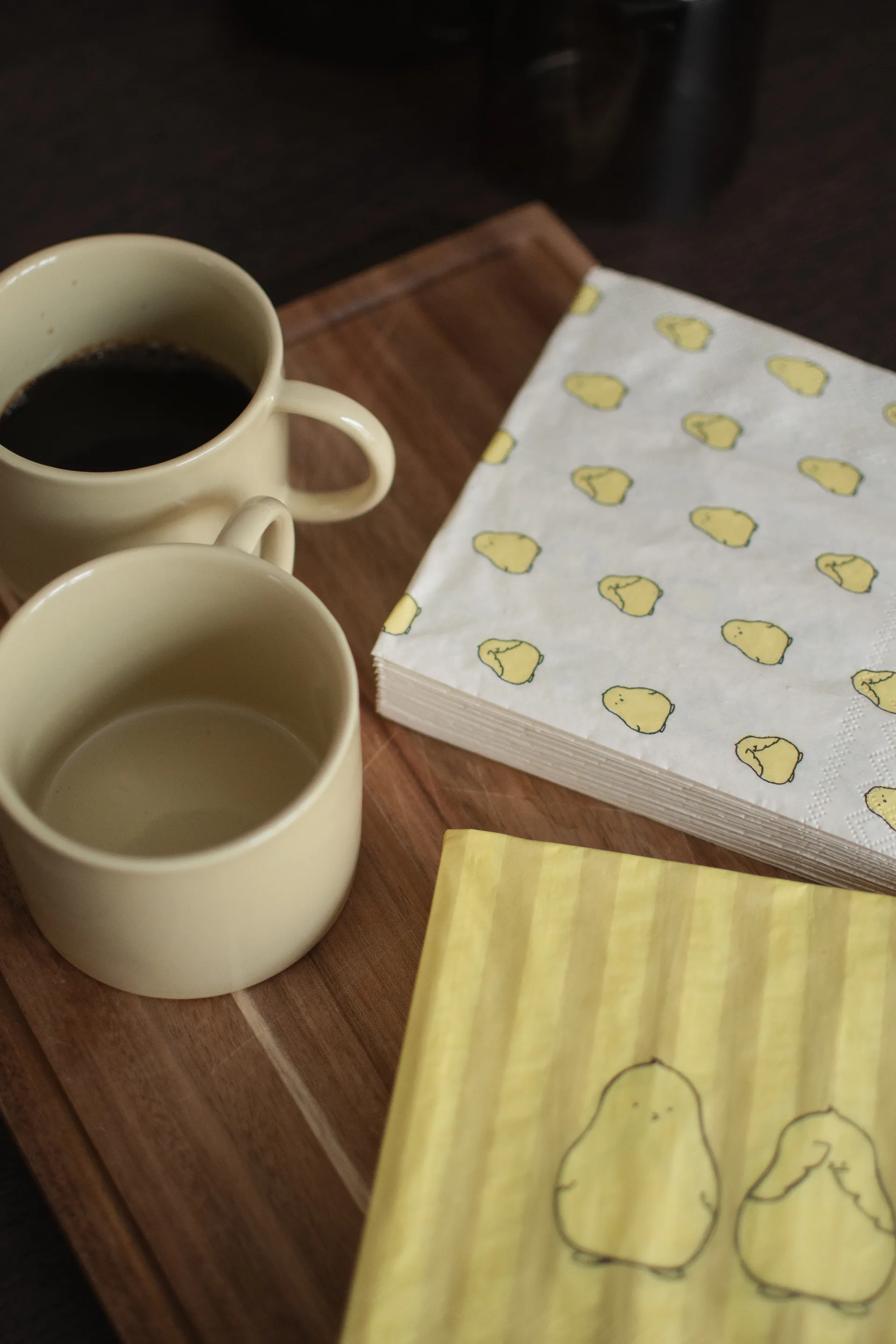 Chubby chicken Papierserviette 20-teilig, Yellow, 33x33 cm DBKD