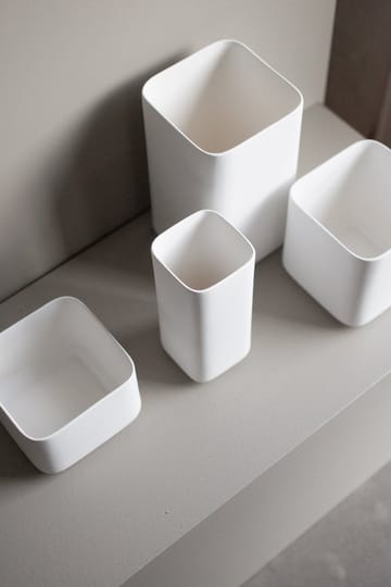 Cube Blumentopf large Ø13cm - Matte white - DBKD