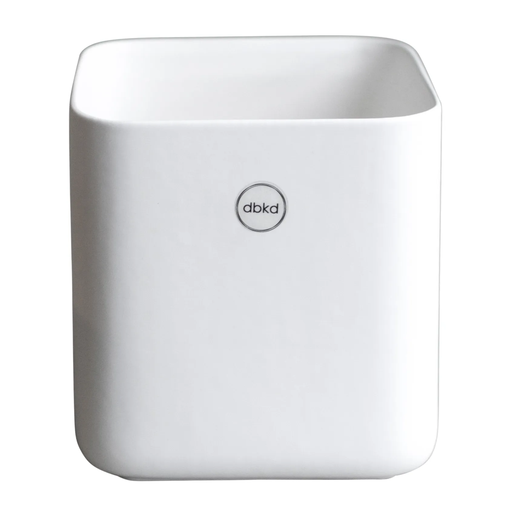 Cube Blumentopf small Ø13cm, Matte white DBKD